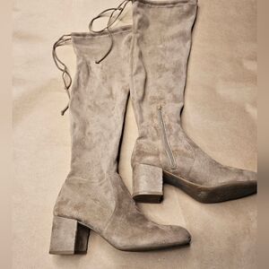 Gianni Bini Over-the-Knee Suede Boots. Size 8.5